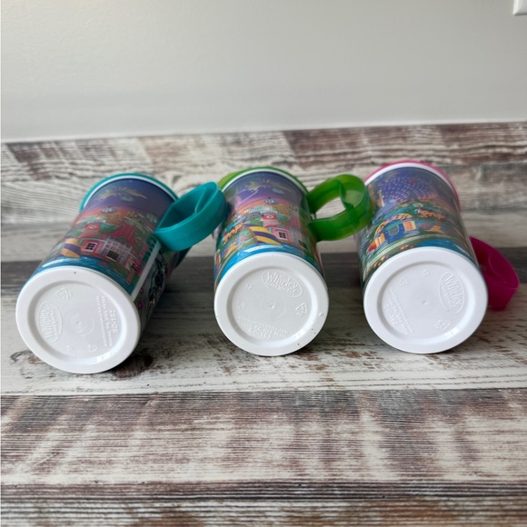 Set of 3 Walt Disney World Resort Reusable Refillable Mugs - Mickey & Friends - Picture 7 of 11